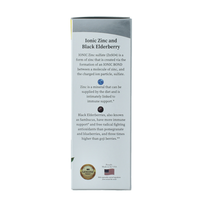 Zinc ionique & complexe immunitaire liquide 120 Millilitres