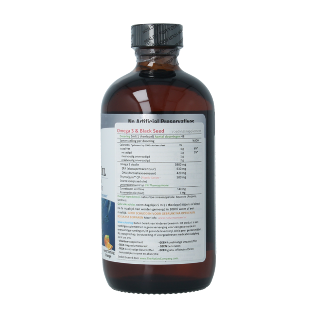 Omega 3 black seed oil vloeibaar 240 Milliliter