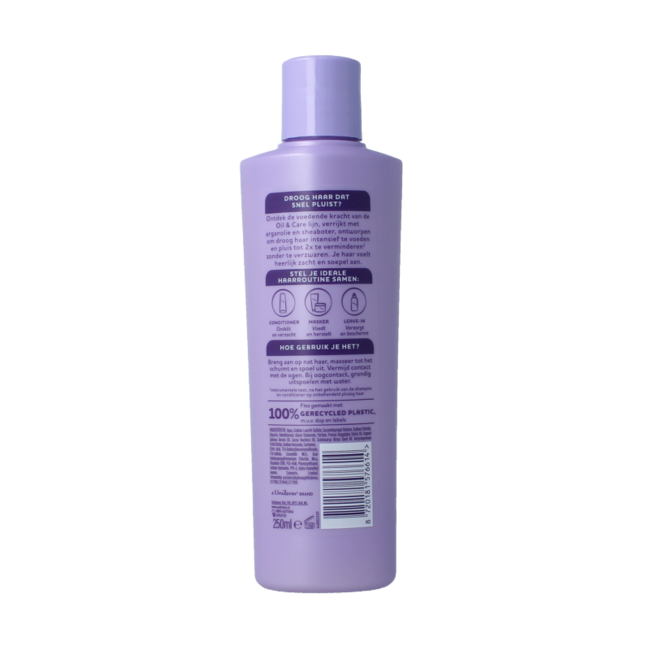 Shampoo oil & care 250 Millilitres