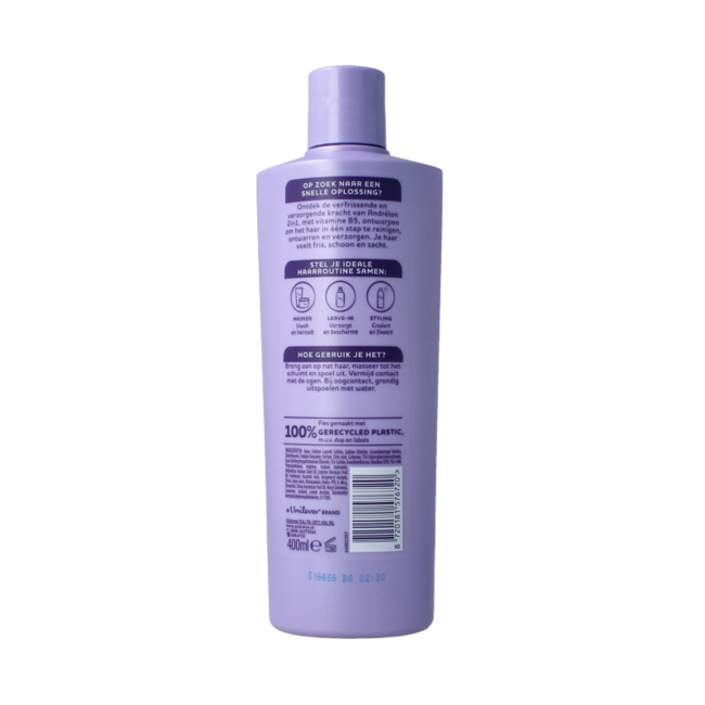 Andrelon Champú 2 en 1 400 mililitros