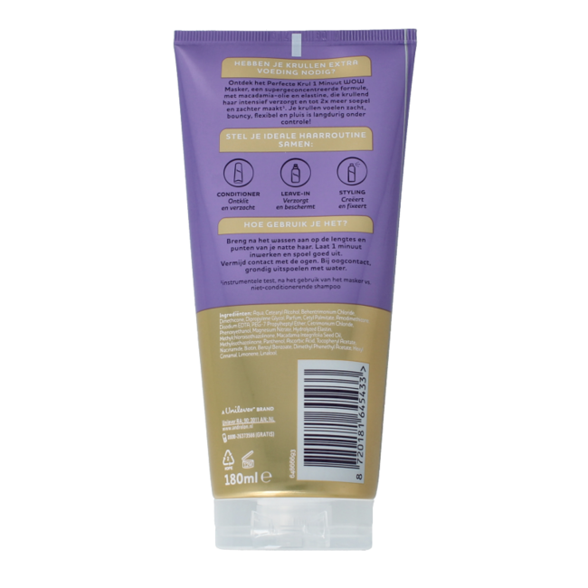 Mask 1 minute perfect curl 180 Millilitres