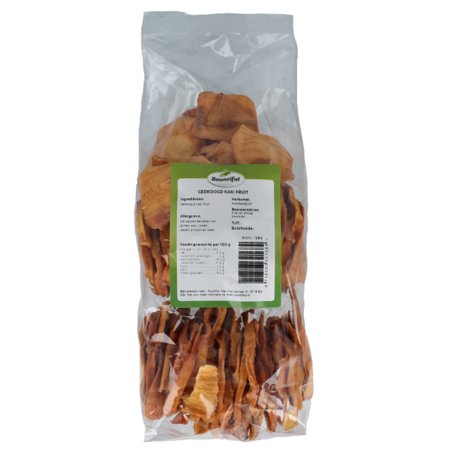 Bountiful Dried Persimmon fruit without sugar 500 Gram
