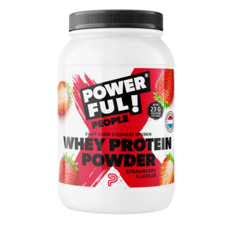 Powerful People Powerful People Whey protéine en poudre fraise 400 g
