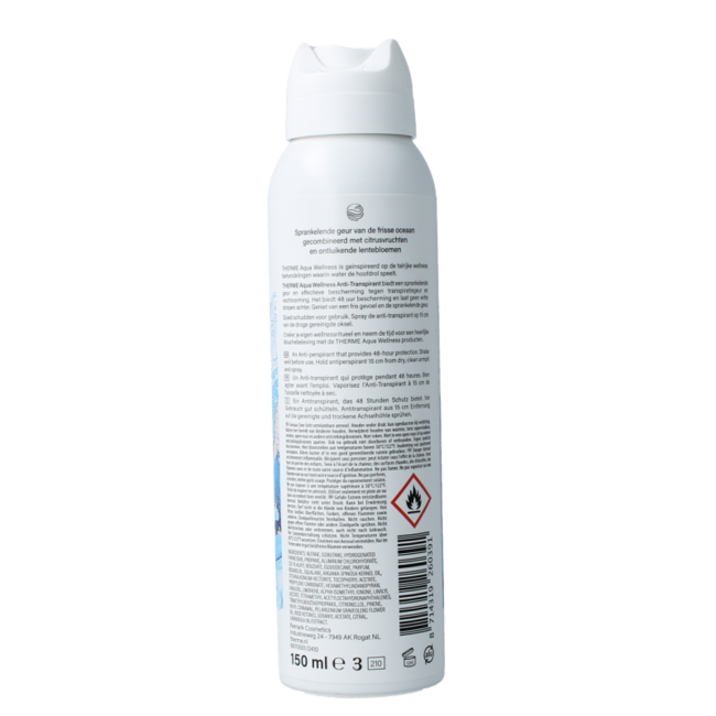 Therme Deospray antitraspirante Aqua Wellness 150 Millilitri