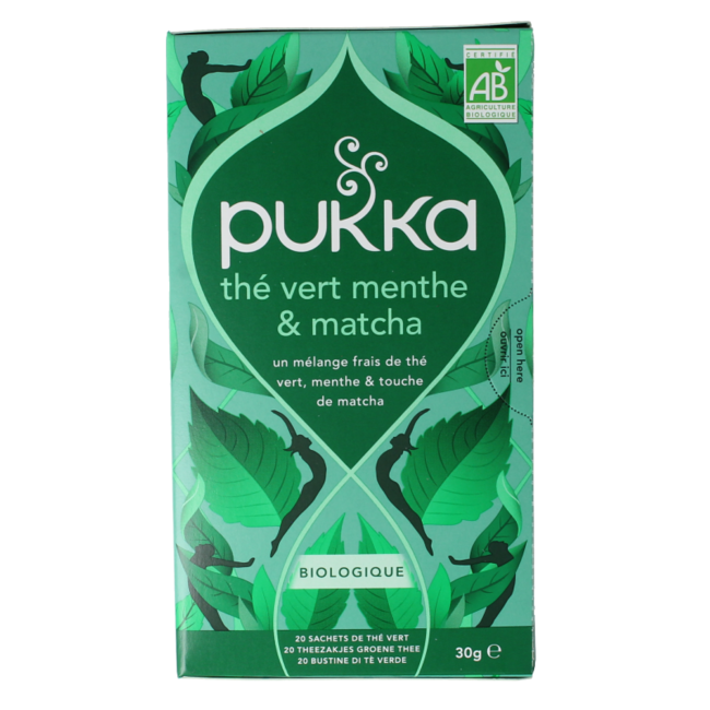Minz-Matcha-Grüntee Bio 20 Beutel