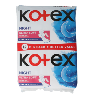 Kotex Ultra Soft Duo 12 Pack