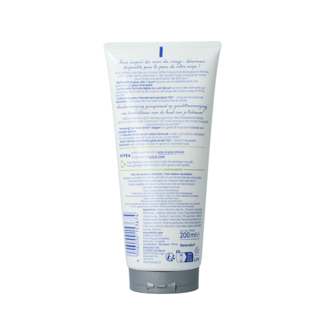 Lotion sérum corps raffermissante Q10 200 Millilitres