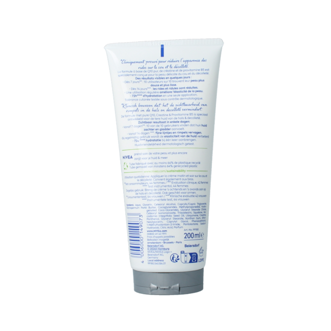 Nivea Q10 Neck & Décolleté Cream 200 Millilitres