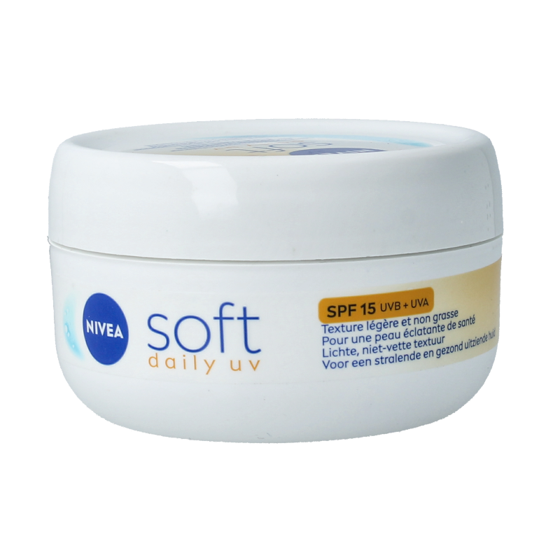 Nivea Bodycreme soft daily UV SPF15 200 mililitros