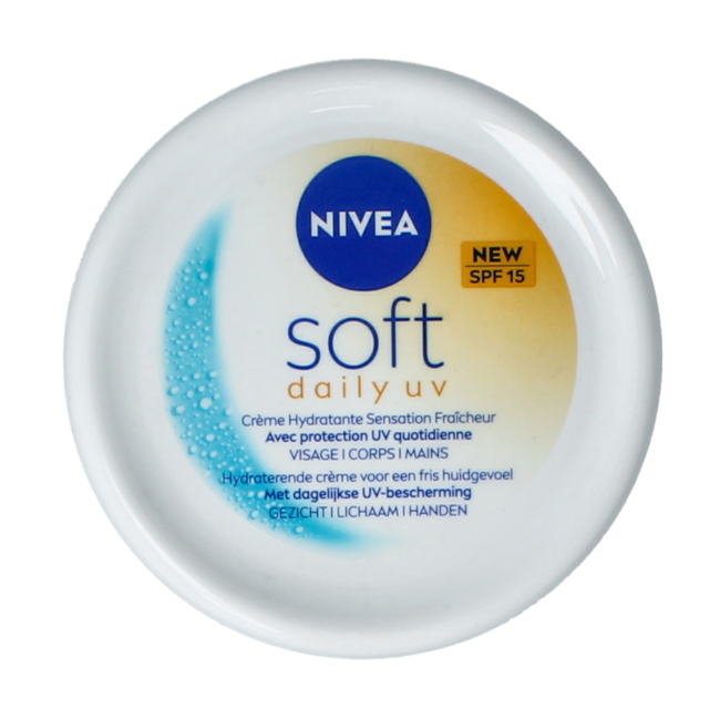Crema corporal Nivea Soft Daily UV SPF15 200 ml