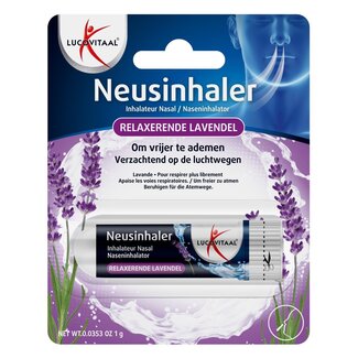Lucovitaal Nasal inhaler relaxing lavender 1 piece