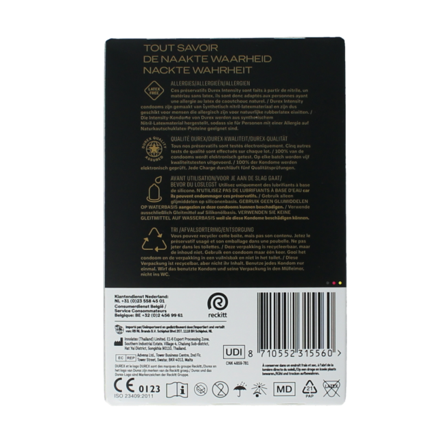 Preservativi Intensity 20 Pezzi