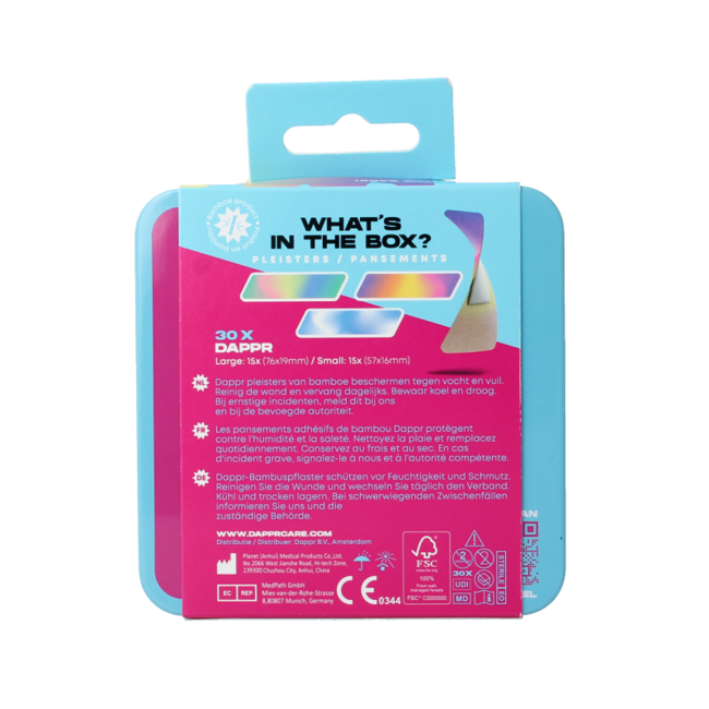 Dappr Tie Dye Plasters 30 Pieces