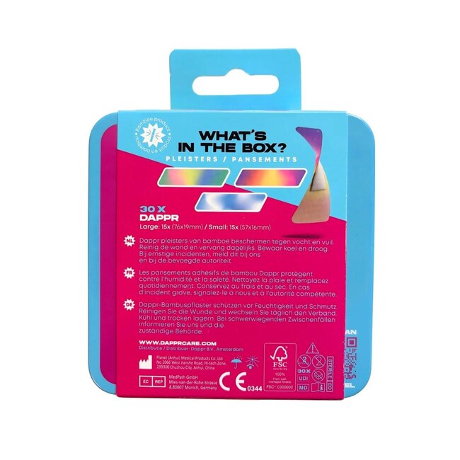 Dappr Tie Dye Plasters 30 Pieces