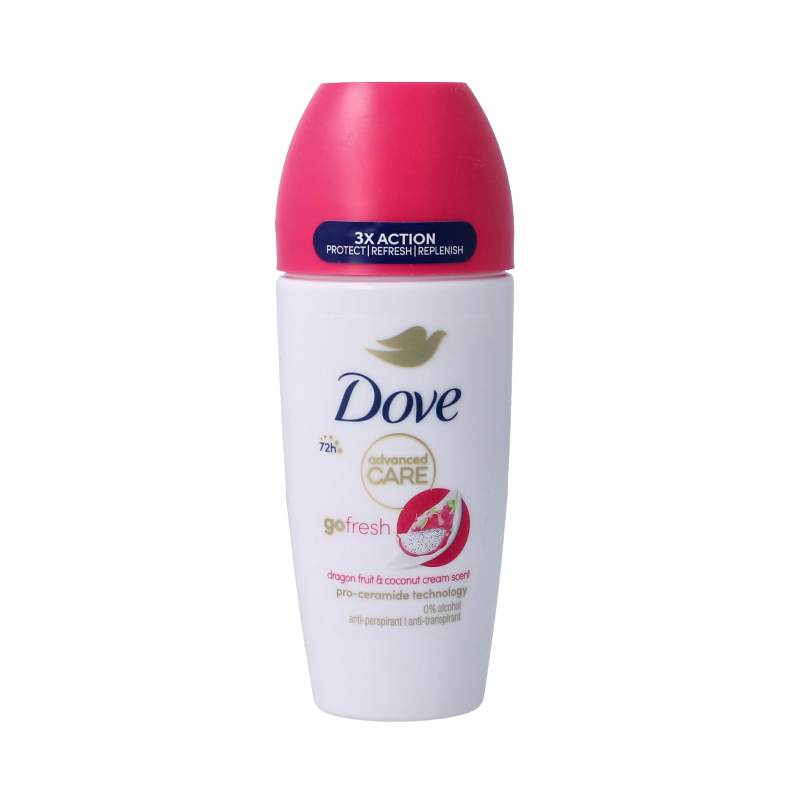 Dove Desodorante de bola fruta del dragón y coco 50 mililitros