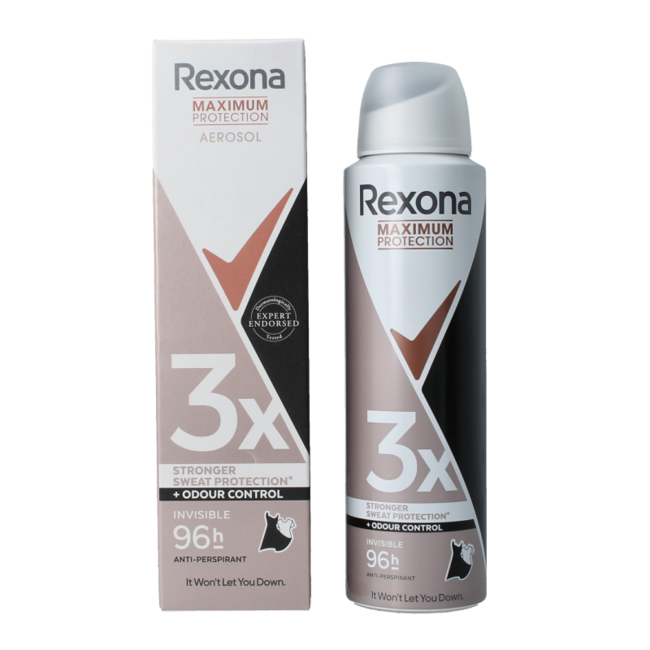 Desodorante en spray max pro invisible 150 mililitros