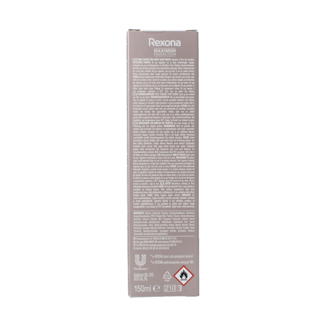 Desodorante en spray max pro invisible 150 mililitros