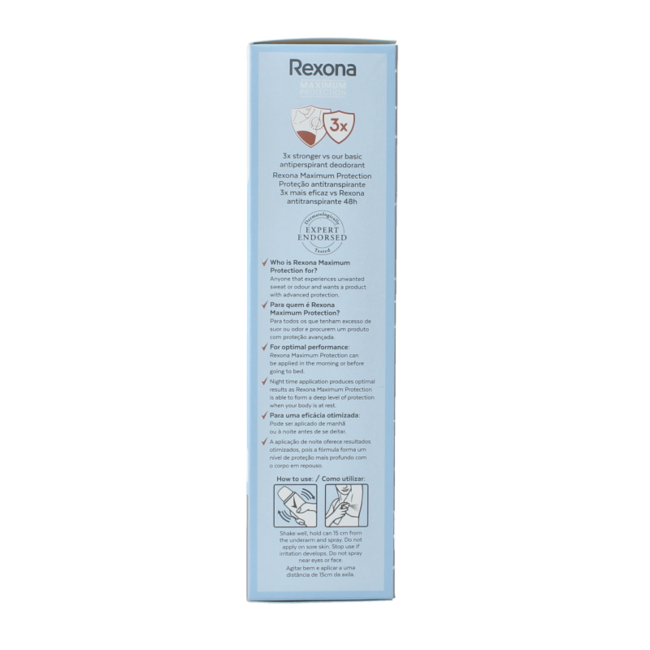 Deodorant spray max pro clean scent 150 Millilitres
