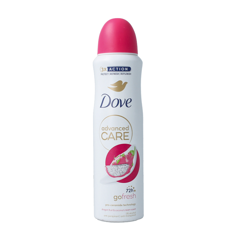 Dove Desodorante en spray fruta del dragón y coco 150 mililitros