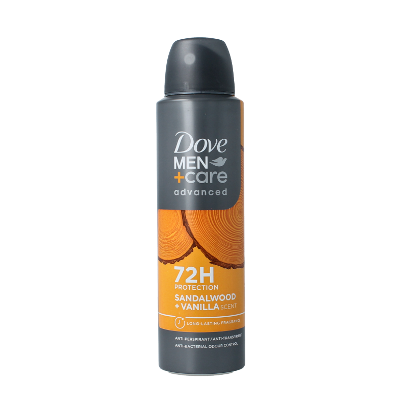 Dove Desodorante Men+ care sándalo /vainilla 150 mililitros