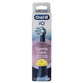 Oral B IO gentle care brush head black 4 pieces