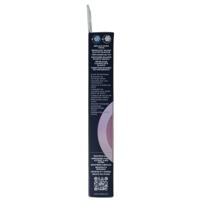 IO gentle care brush head black 4 pieces