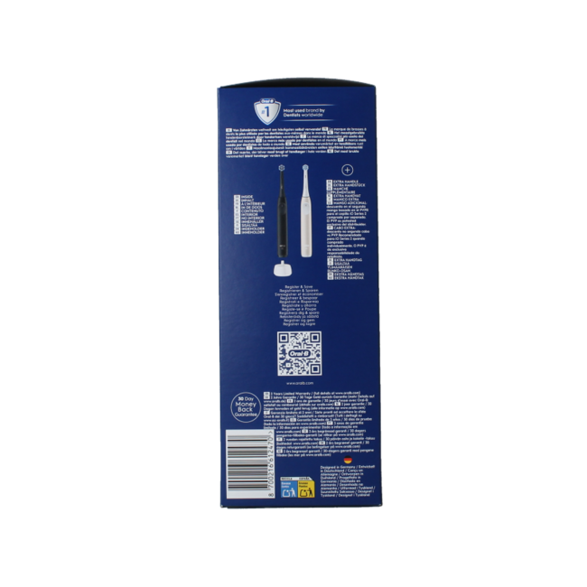 Oral-B iO2 Duo Electric Toothbrushes - Black/Pink (2 Pack)