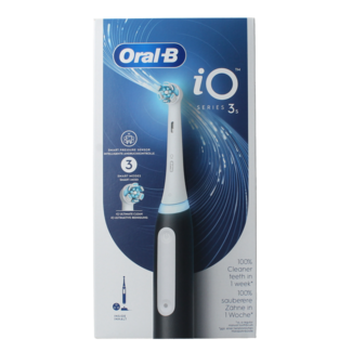 Oral B Brosse à dents électrique iO3S noir mat 1 pièce
