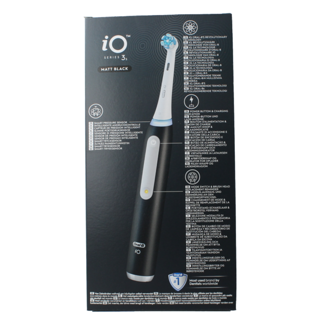 Brosse à dents électrique iO3S noir mat 1 pièce