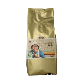 SUN Coffee Grains de café transportés à la voile gold roast bio 1 kilogramme