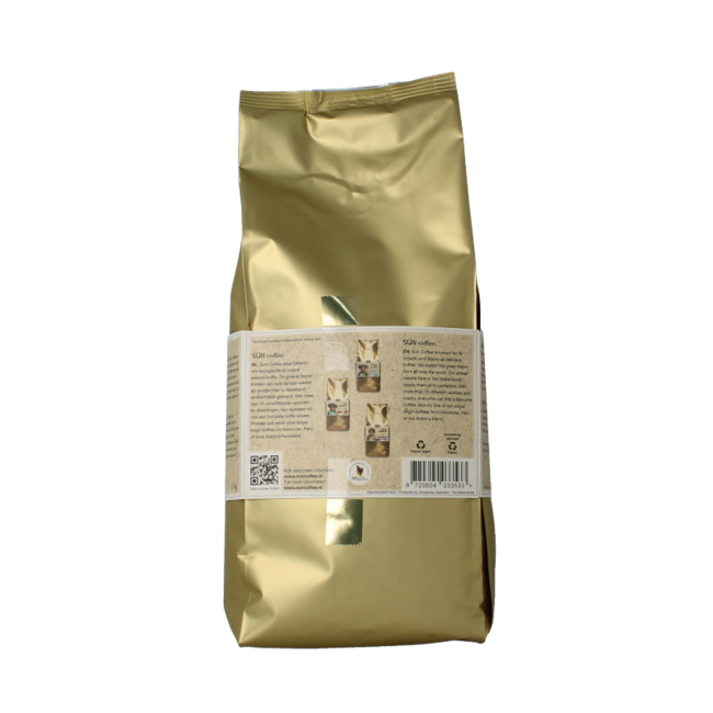 Gezeilde koffiebonen gold roast bio 1 Kilogram