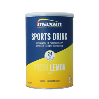 Maxim Maxim Sports drinkpowder latas limón fresco 480 gramos