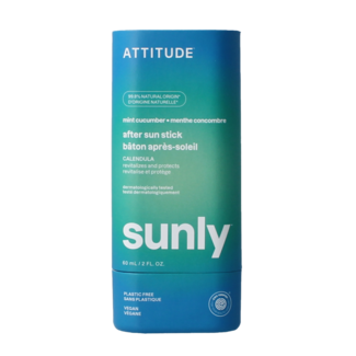 Attitude Attitude Sunly barra aftersun menta y pepino SPF30 60 gramos
