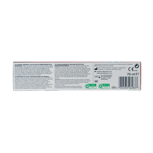 Active gum repair whitening toothpaste 75 Millilitres
