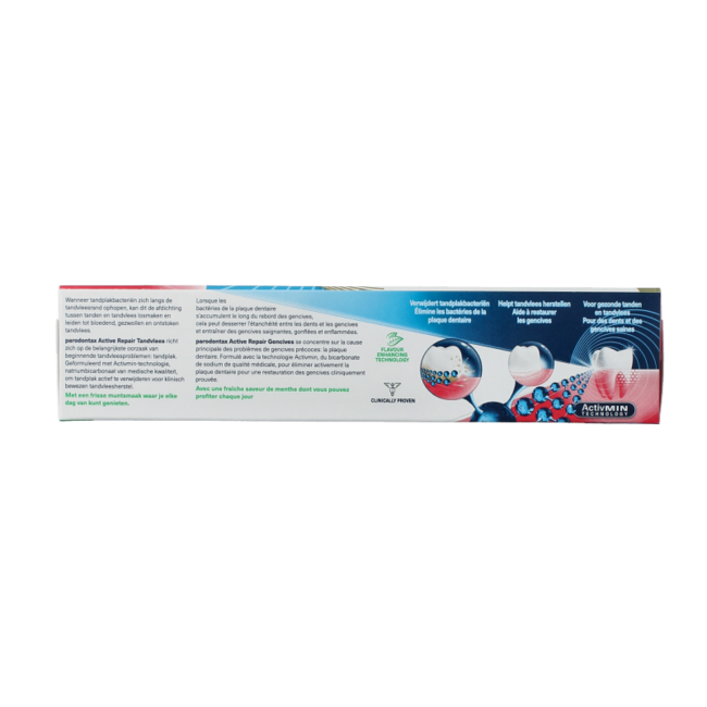 Toothpaste active gum repair fresh mint 75 Millilitre