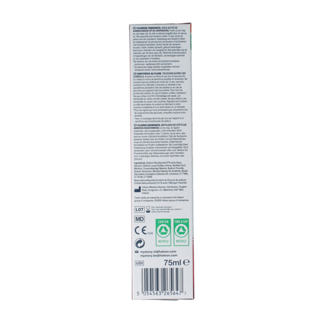Dentifrice herbal twist 75 millilitres
