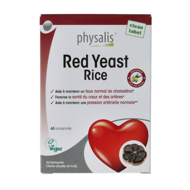 Physalis Czerwony ryż drożdżowy 60 tabletek