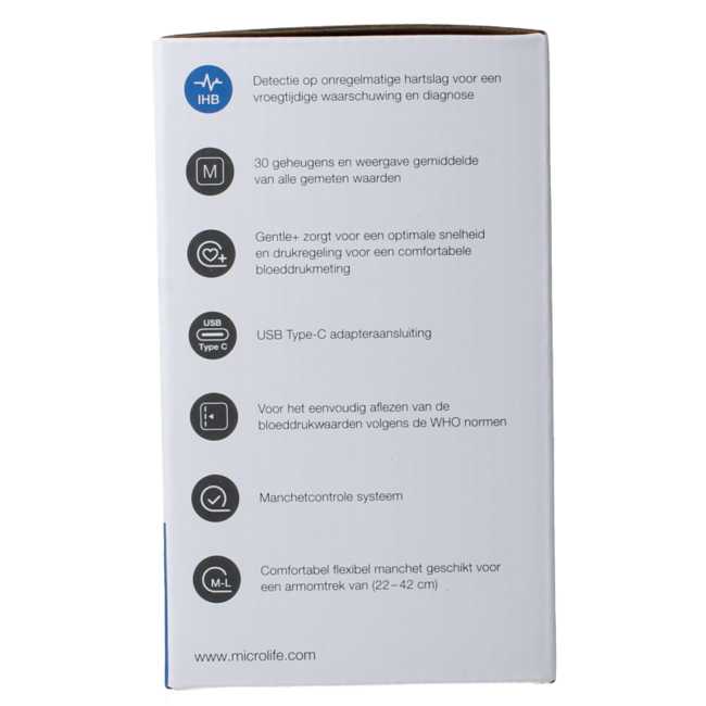 Microlife BPB1 Bloeddrukmeter standaard 1 Stuks