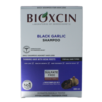 Bioxcin Champú de ajo negro 300 mililitros