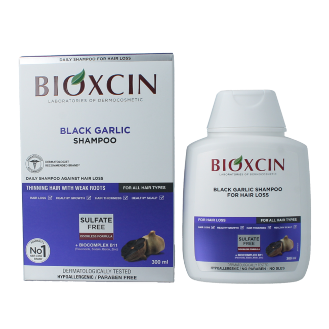 Black garlic shampoo 300 Millilitres