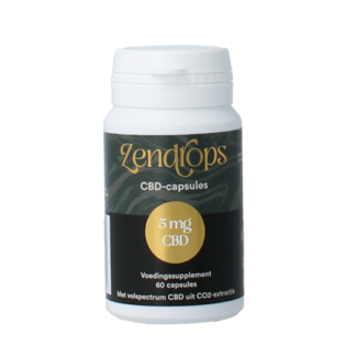 Zendrops CBD capsules 5mg 60 Capsules