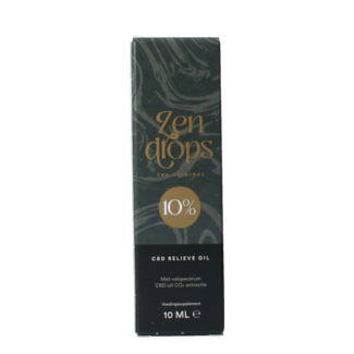Zendrops Huile CBD Relieve Original 10 % 10 ml