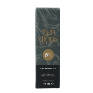Zendrops CBD Relieve Oil Original 5% 10ml
