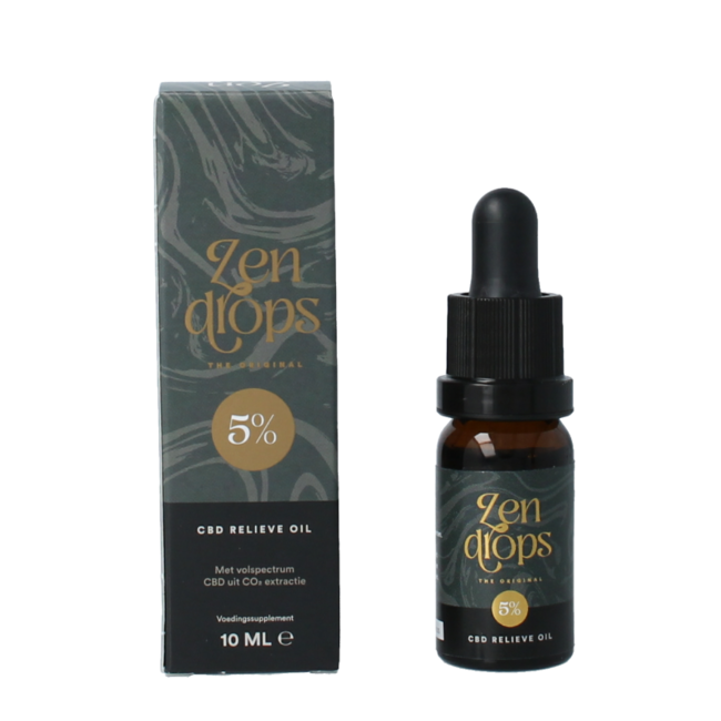 Huile CBD relieve original 5% 10 ml