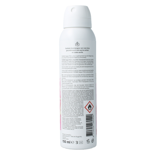 Therme Saigon pink lotus anti-perspirant 150 Millilitres