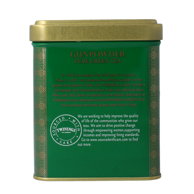 Gunpowder boîte naturel 200 Grammes