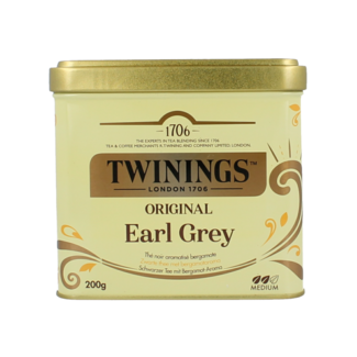 Twinings Earl Grey tea tin 200 Gram
