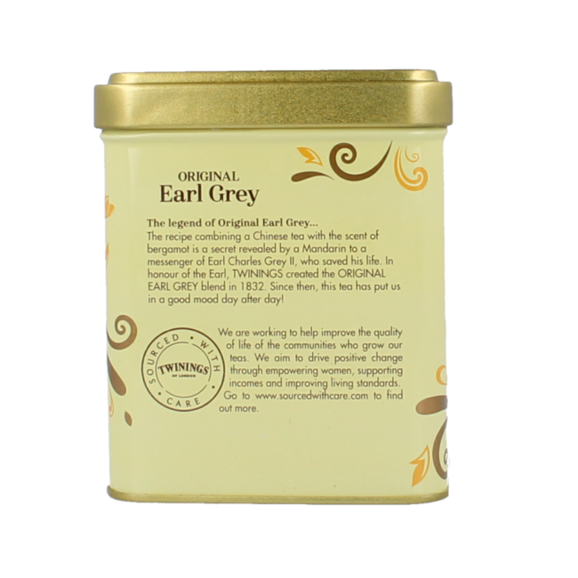 Té Earl Grey en lata 200 Gramos
