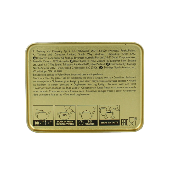 Herbata Earl Grey w puszce 200 Gram