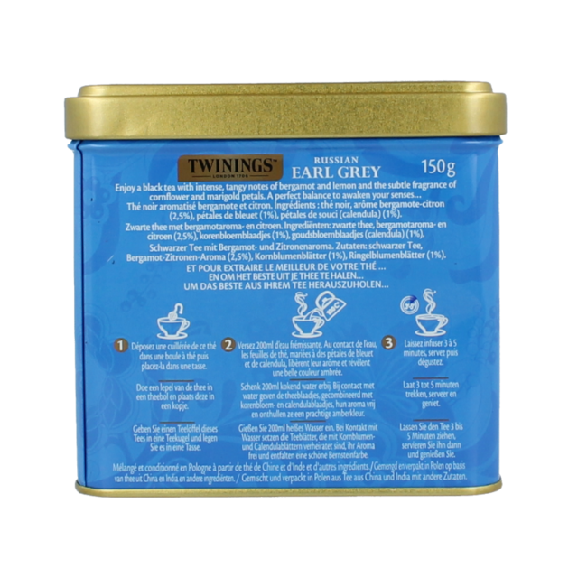 Twinings Earl grey Russian 150 Gramos